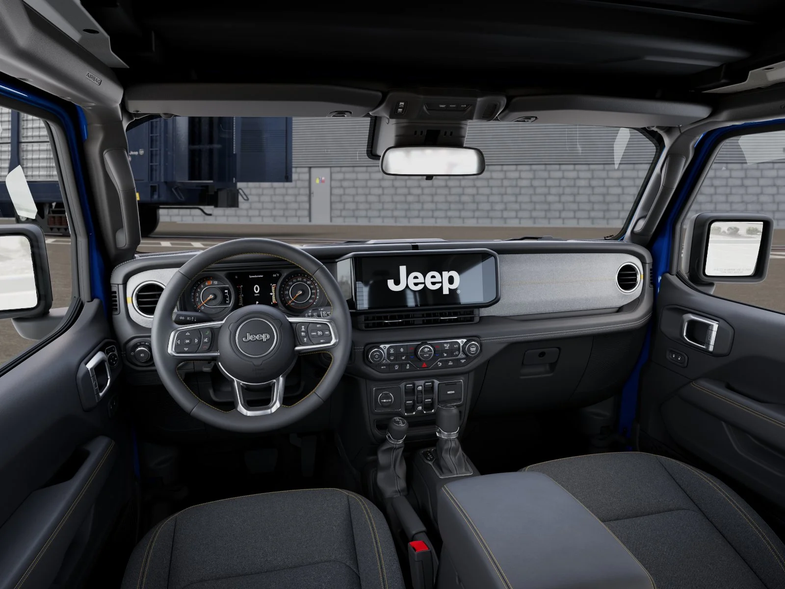 New 2027 Hydro Blue Pearl-Coat Paint Jeep Sahara image 14