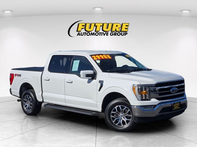 Used 2021 White Ford Lariat image 1