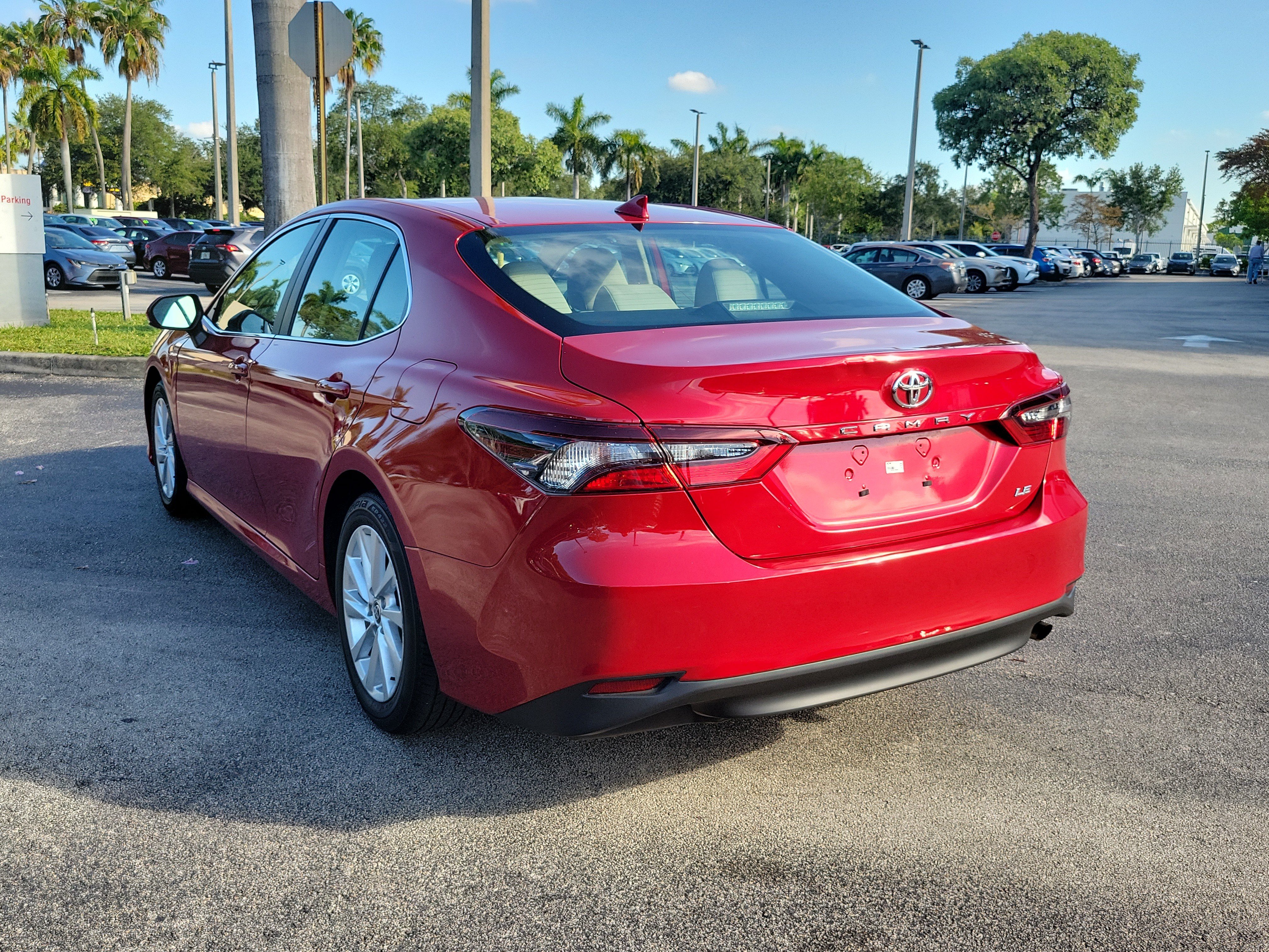 Used 2024 Red Toyota LE image 6