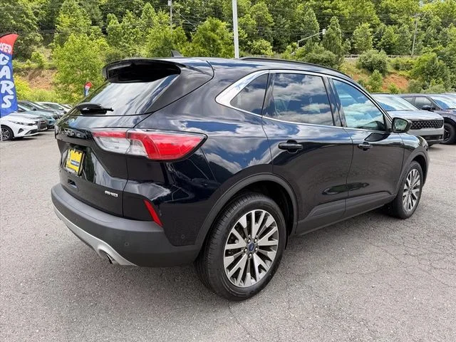 Used 2021 Blue Ford Titanium image 14