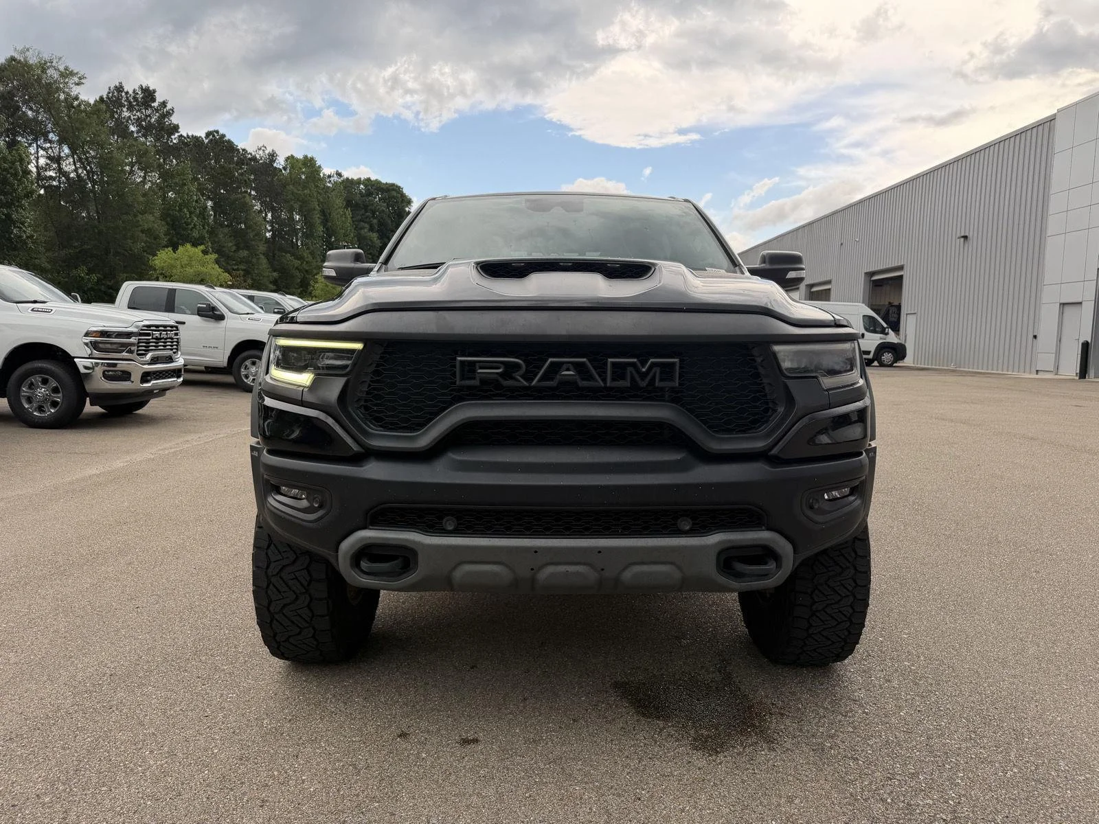 Used 2022 Diamond Black Crystal Pearlcoat Ram TRX image 2
