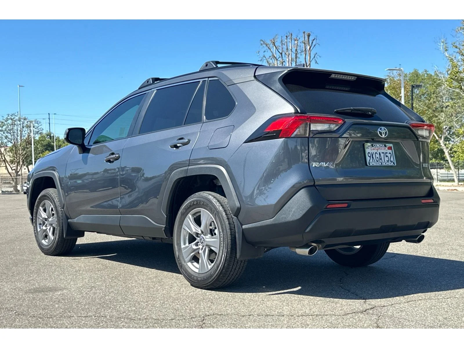 Used 2024 Magnetic Gray Metallic Toyota XLE image 3