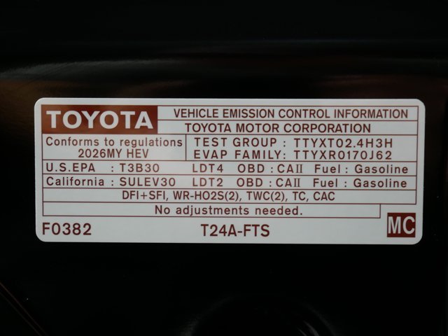 New 2026 Black Toyota TRD Off-Road i-FORCE MAX image 29
