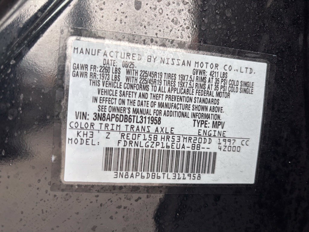 Certified Used 2026 Black Nissan SR image 10