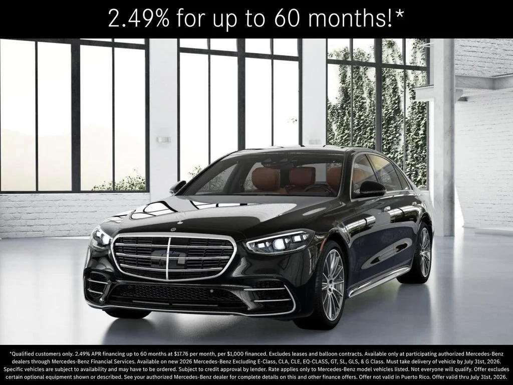 New 2026 Obsidian Black Metallic Mercedes-Benz S 580 image 83