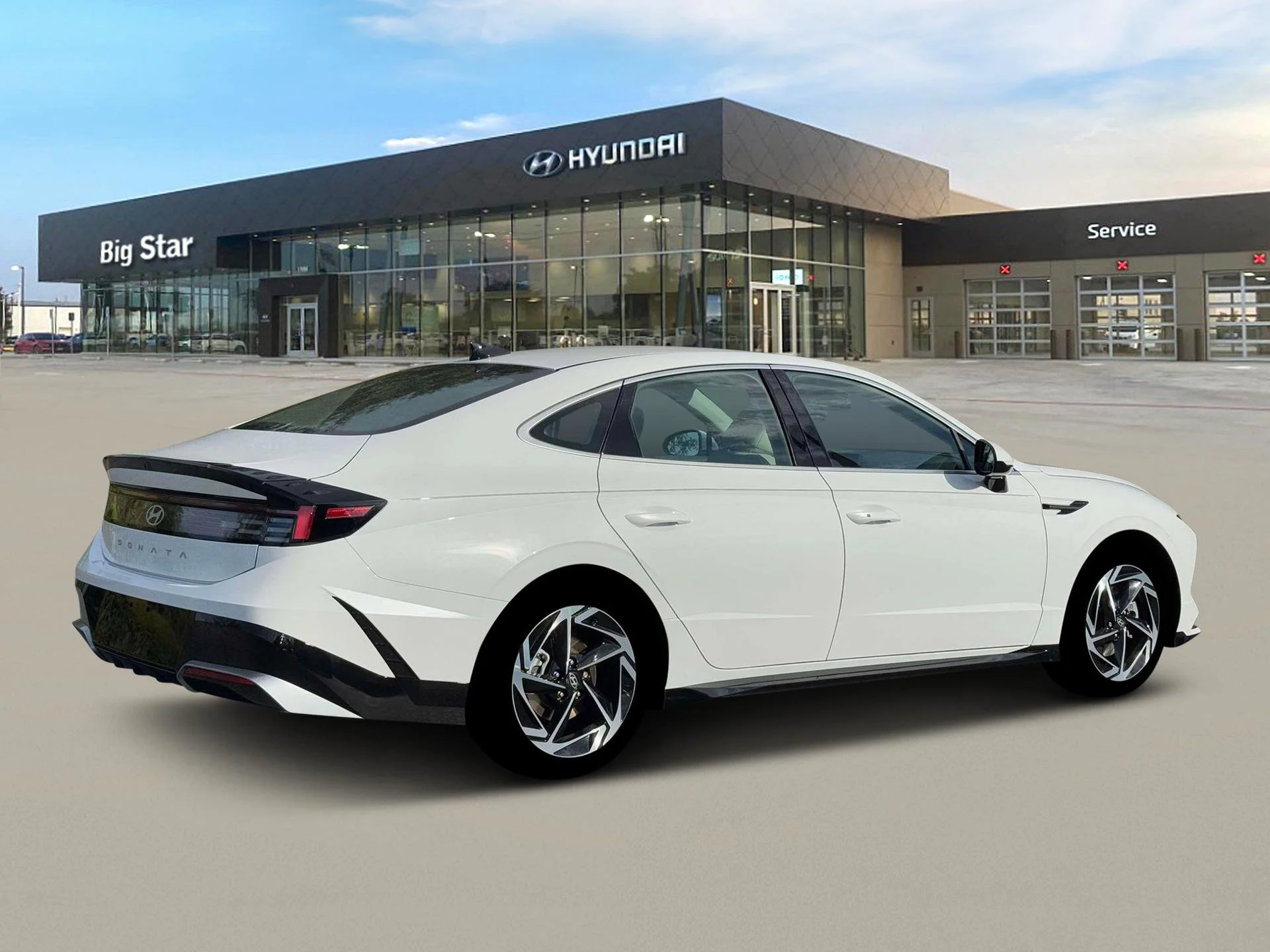 New 2026 Serenity White Hyundai SEL Sport image 7
