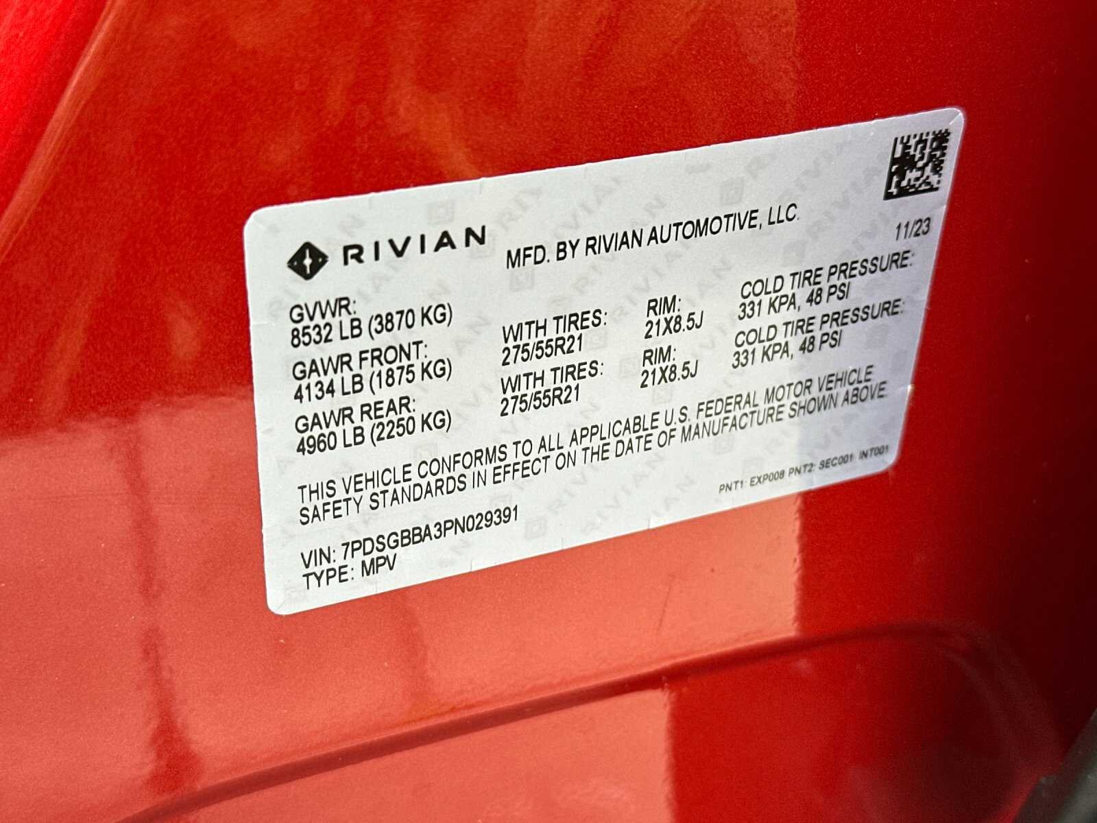 Used 2023 Red Canyon Rivian Adventure 4D Sport Utility image 36