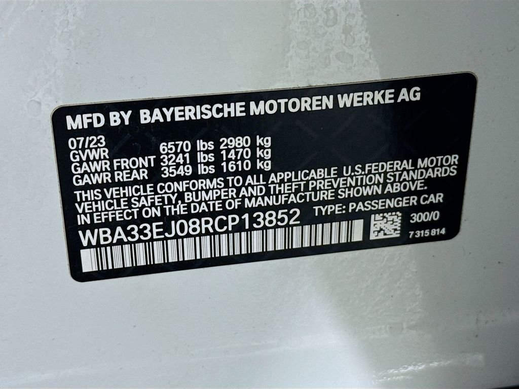 Used 2024 Black BMW 760i xDrive image 32