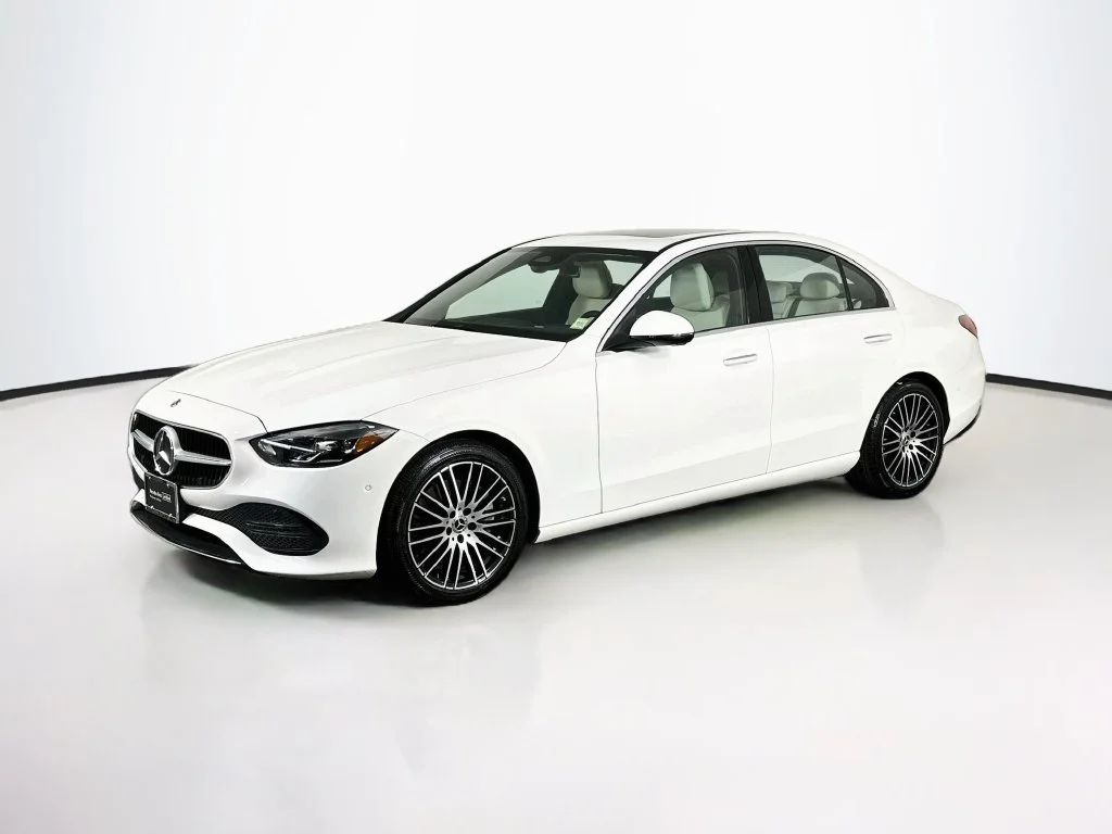 Used 2024 White Mercedes-Benz C 300 image 3