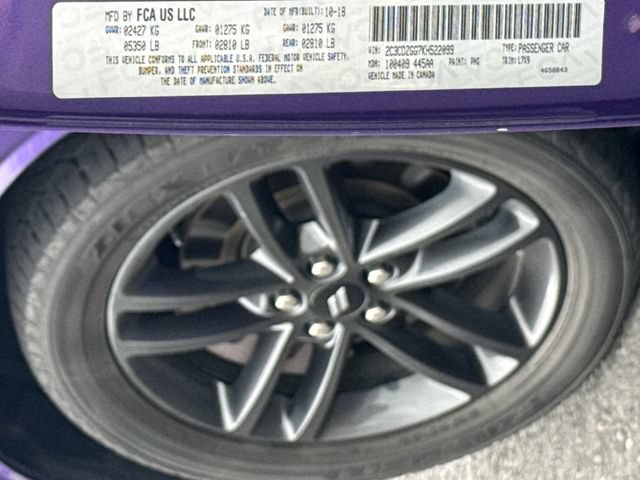 Used 2019 Plum Crazy Pearlcoat Dodge SXT image 23