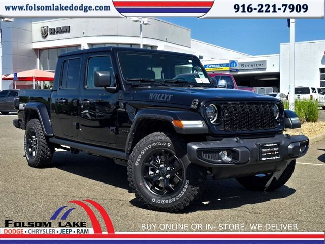 New 2026 Black Clearcoat Jeep Willys image 1