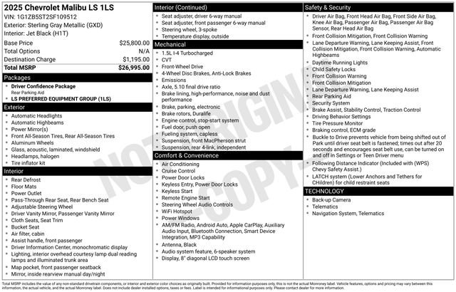 Used 2025 Gray Chevrolet LS image 38