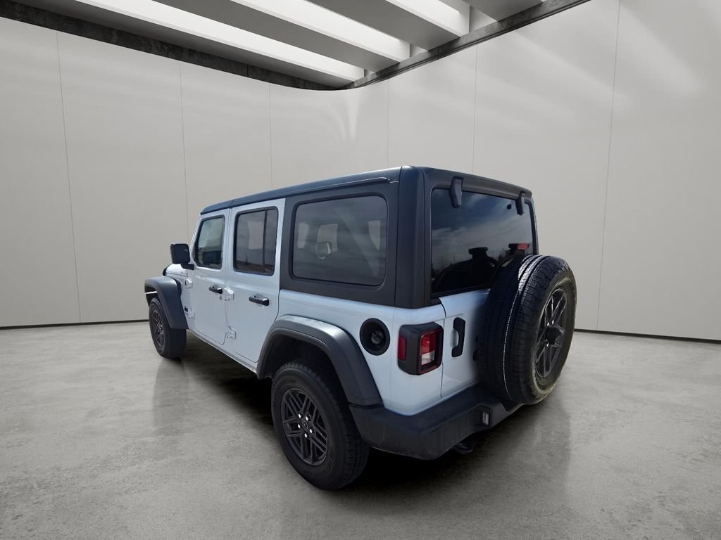 Used 2025 Bright White Clearcoat Jeep Sport S image 3