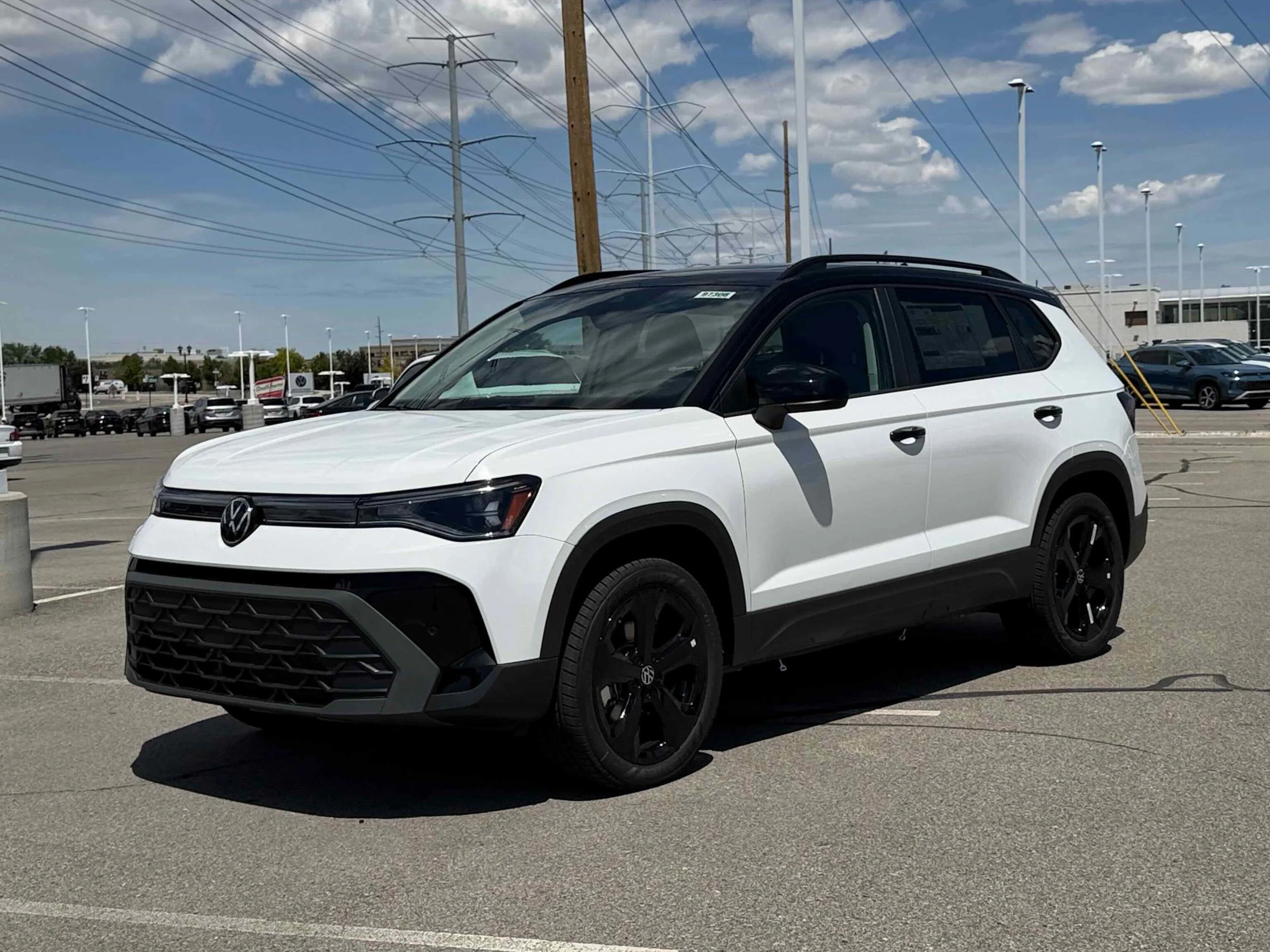 New 2026 Pure White Volkswagen SE Black image 1