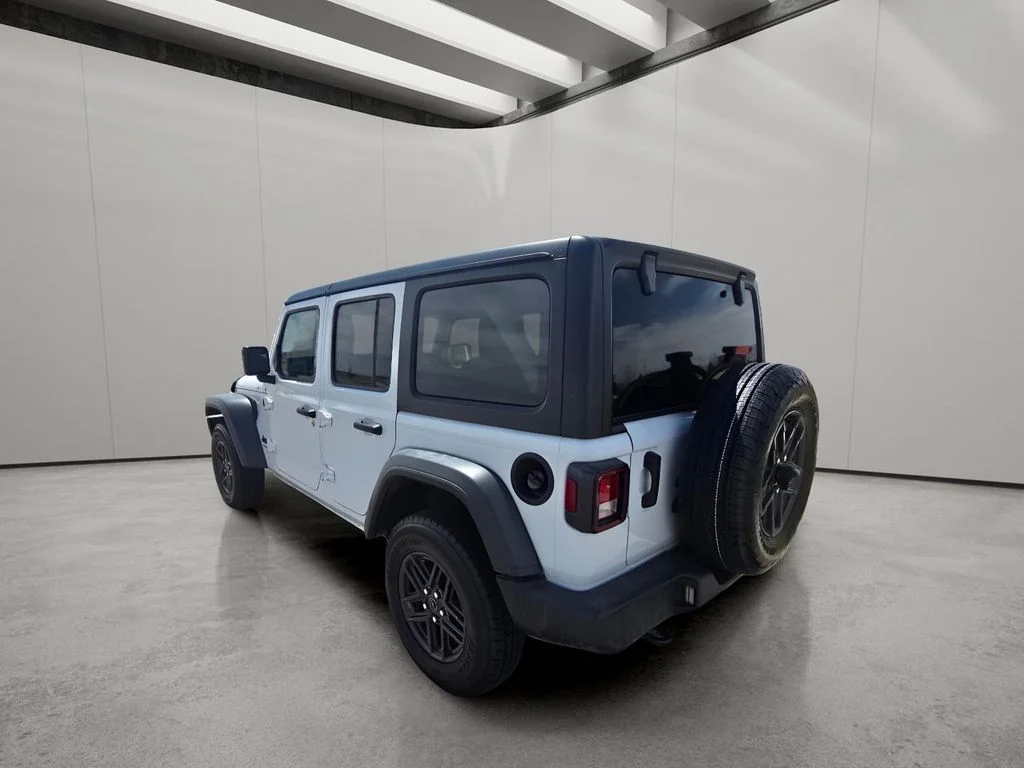 Used 2025 Bright White Clearcoat Jeep Sport S image 3