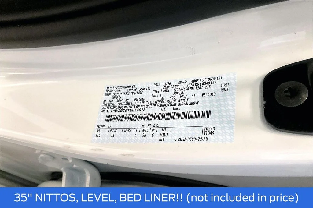 New 2026 Star White Metallic Tri-Coat Ford F-250® Lariat® image 12