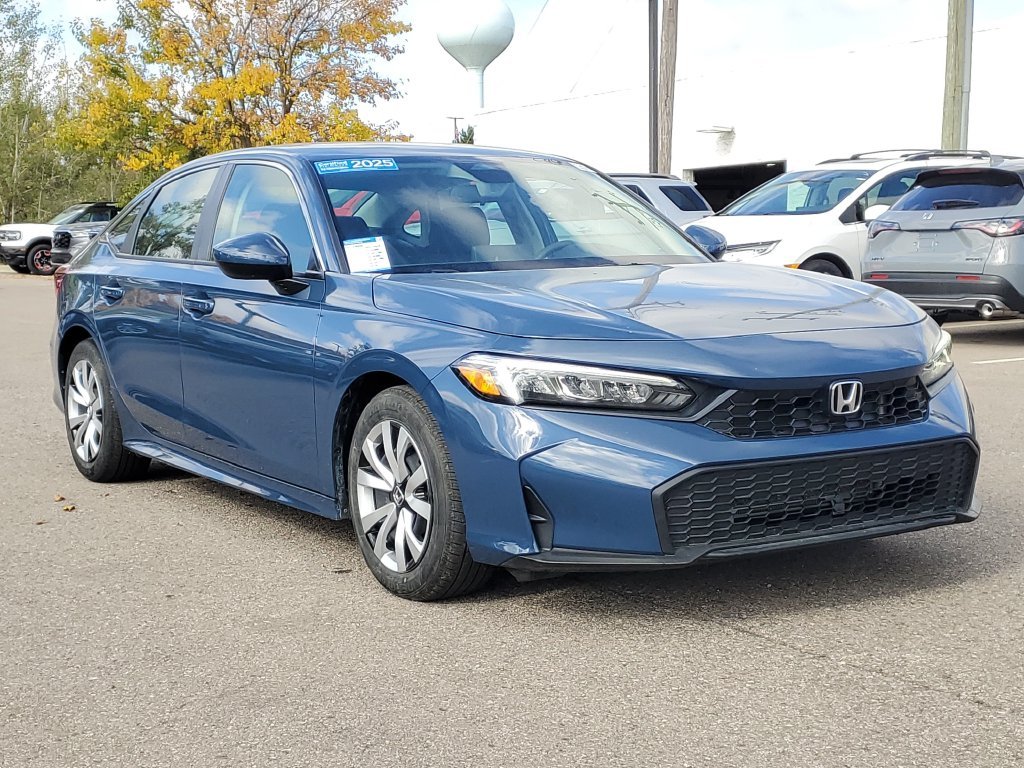 Certified Used 2025 Blue Lagoon Pearl Honda 4D LX image 4