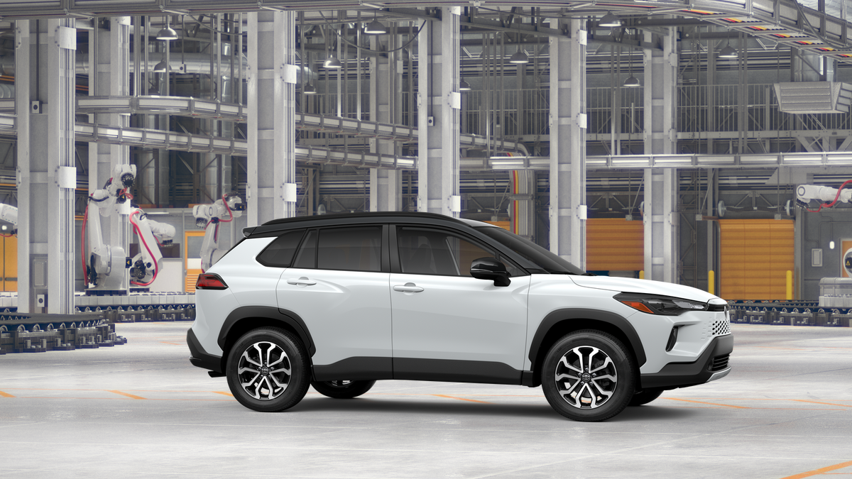New 2026 Wind Chill Pearl with Jet Black roof Toyota Hybrid SE image 21