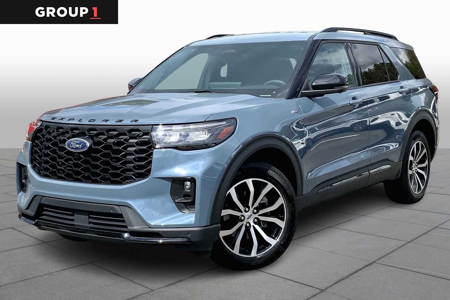 Blue 2025 Ford Explorer ST-Line AWD SUV / Crossover All-Wheel Drive