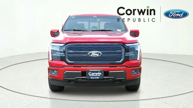 Certified Used 2025 Red Metallic Ford Lariat image 2