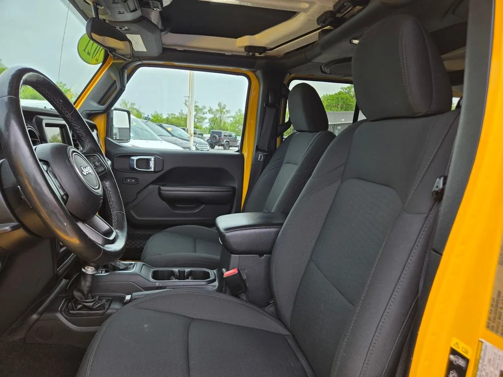 Certified Used 2021 Baja Yellow Clearcoat Jeep Unlimited Sport Altitude image 25