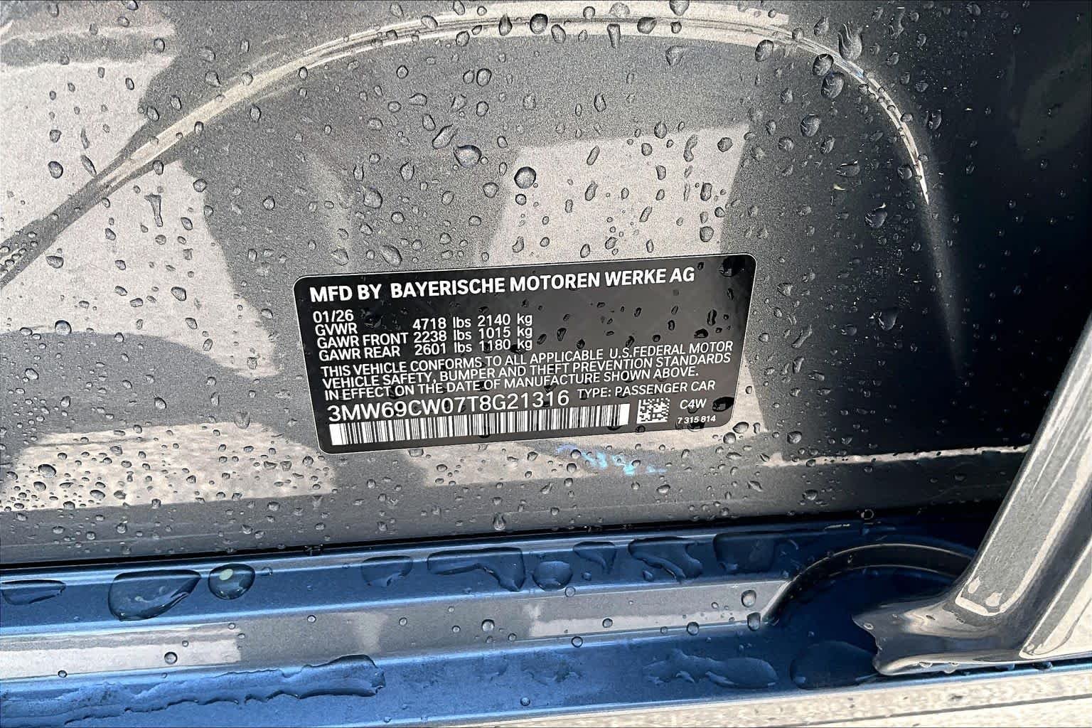 New 2026 Skyscraper Grey Metallic BMW 330i NA image 18