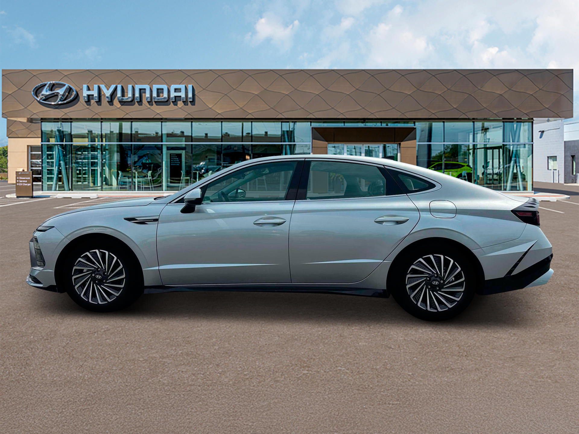 New 2025 Silver Hyundai SEL image 3