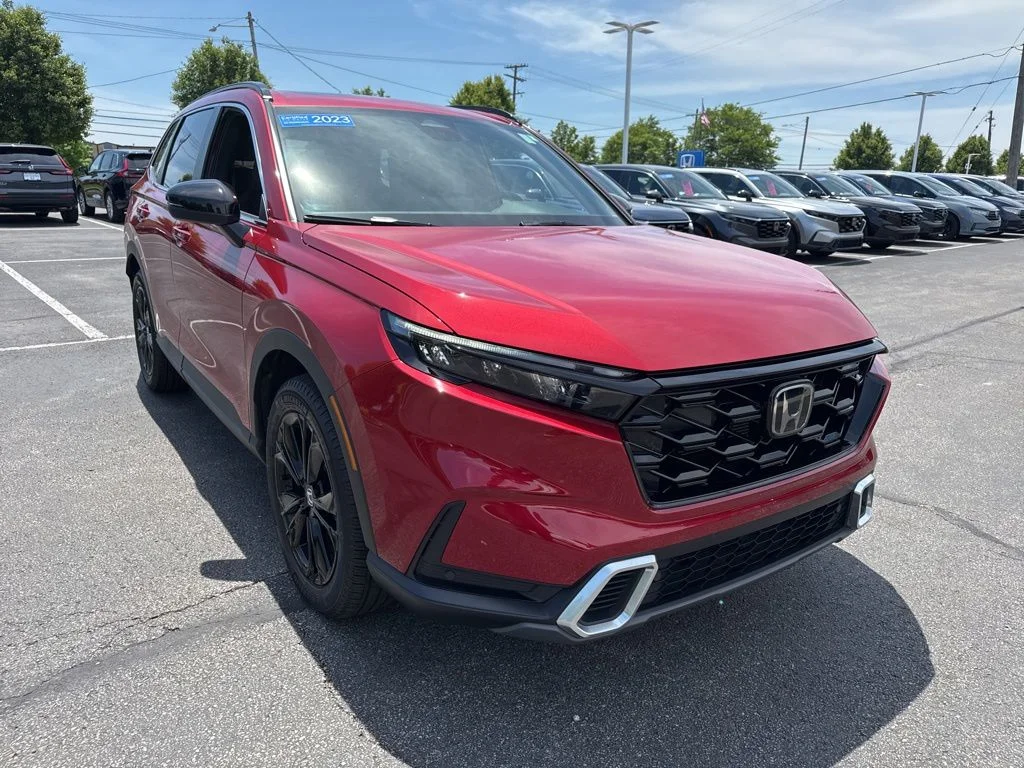 Certified Used 2023 Radiant Red Metallic Honda HYBRID AWD SP TRG image 8