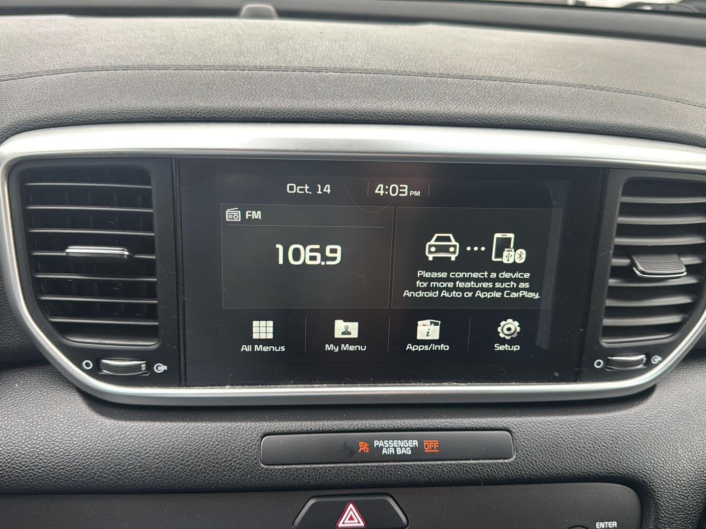 Used 2021 Black Cherry Kia LX image 18