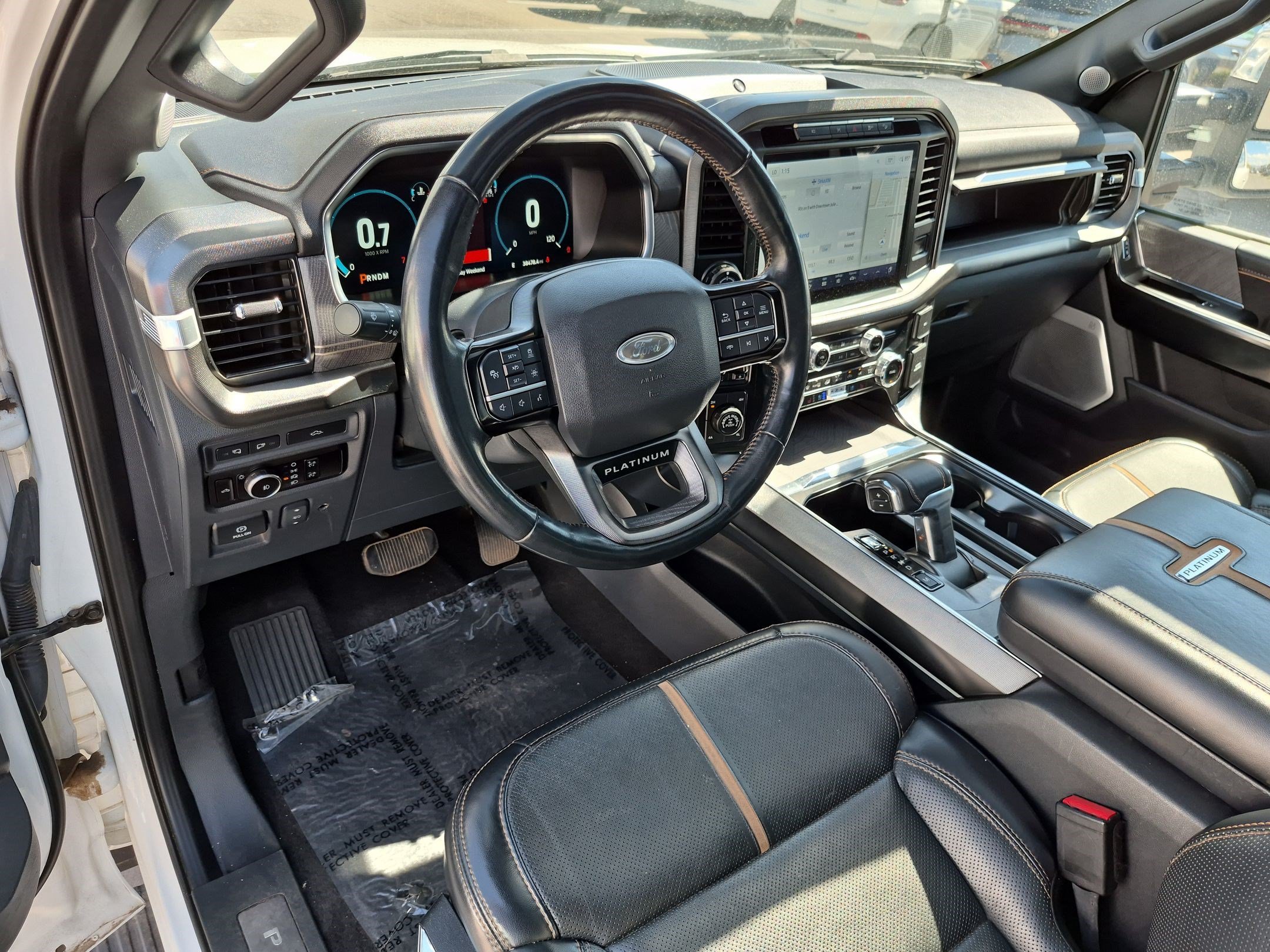 Used 2023 Star White Metallic Tri-Coat Ford Platinum image 15