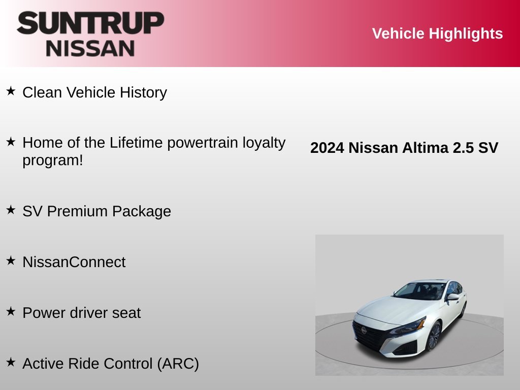 Used 2024 White Nissan 2.5 SV image 8