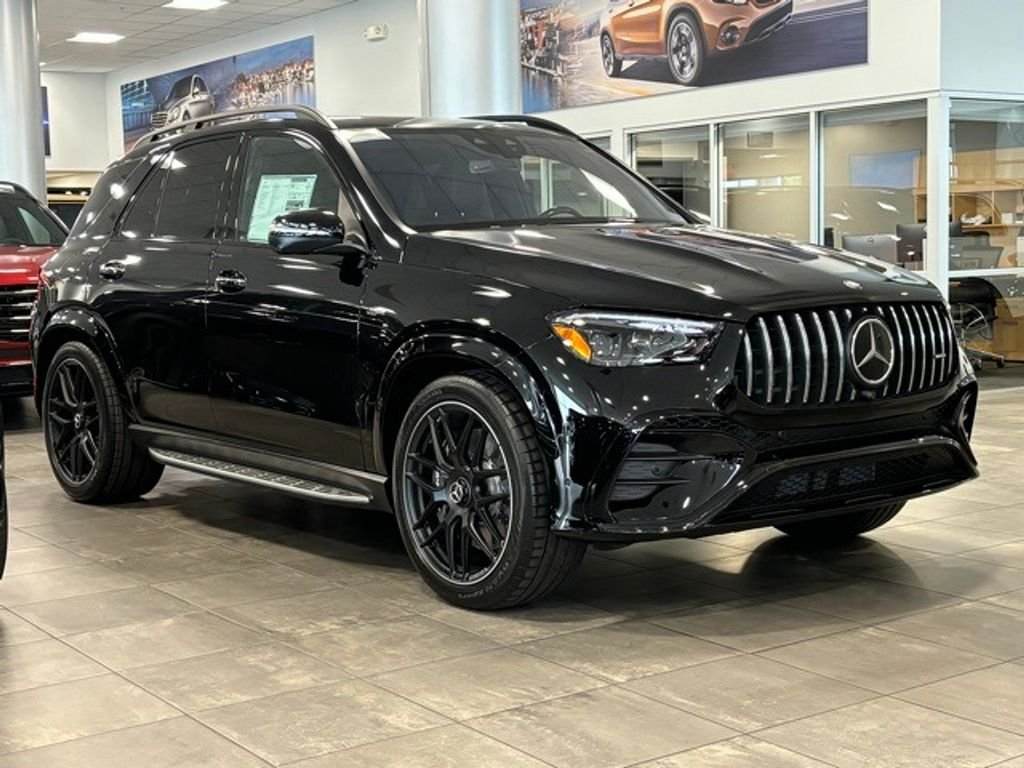 New 2025 Obsidian Black Metallic Mercedes-Benz AMG® GLE 53 4MATIC+ SUV image 3