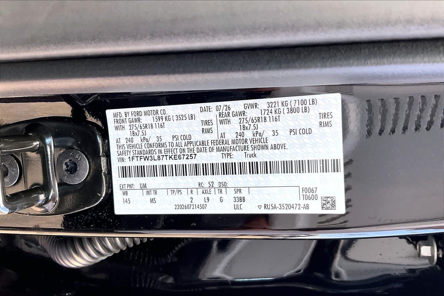 New 2026 Agate Black Metallic Ford XLT image 20
