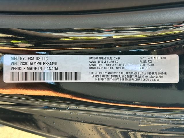 New 2026 Diamond Black Crystal Pearlcoat Dodge Scat Pack image 37