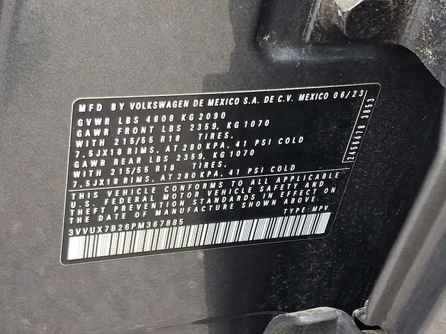 Certified Used 2023 Gray Volkswagen 1.5T SE image 27