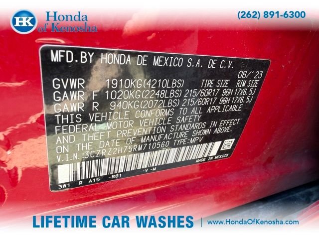 Certified Used 2024 Milano Red Honda EX-L image 4