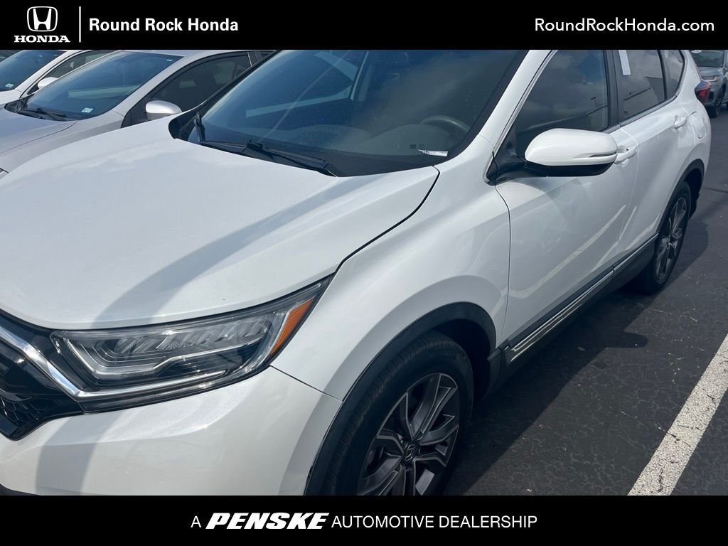 Certified Used 2021 Platinum White Pearl Honda Touring image 1