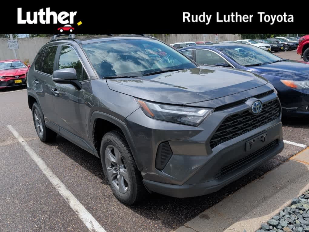 Used 2022 Magnetic Gray Metallic Toyota Hybrid XLE image 1