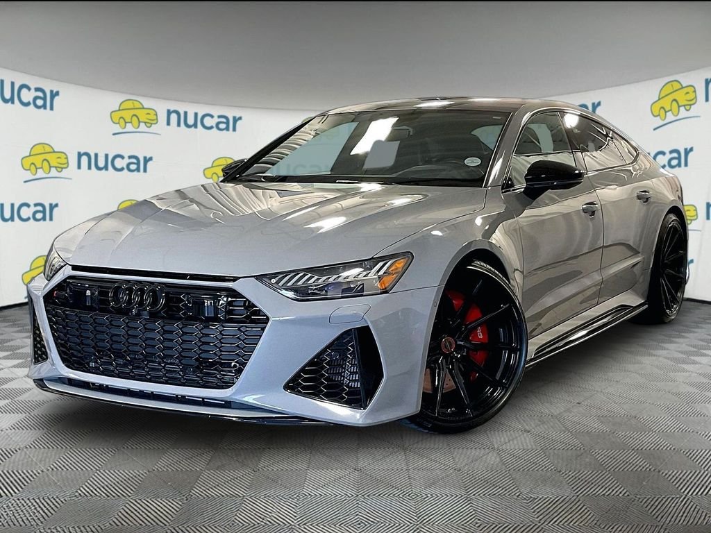 Used 2021 Gray Audi 4.0T image 3