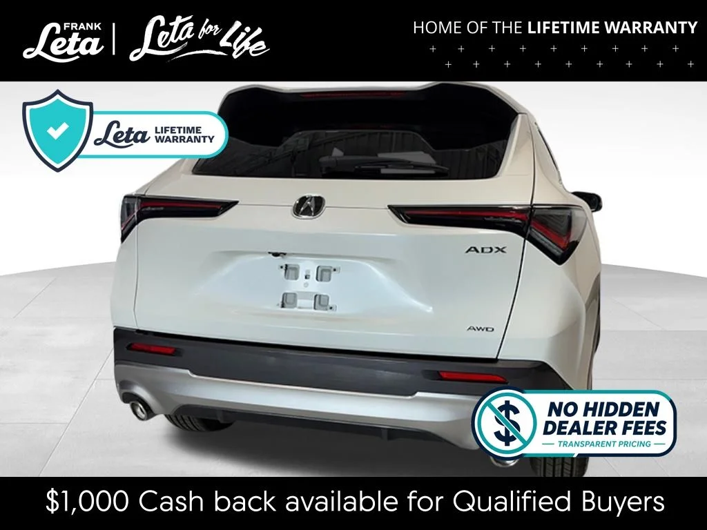 New 2026 Platinum White Pearl Acura Base image 4