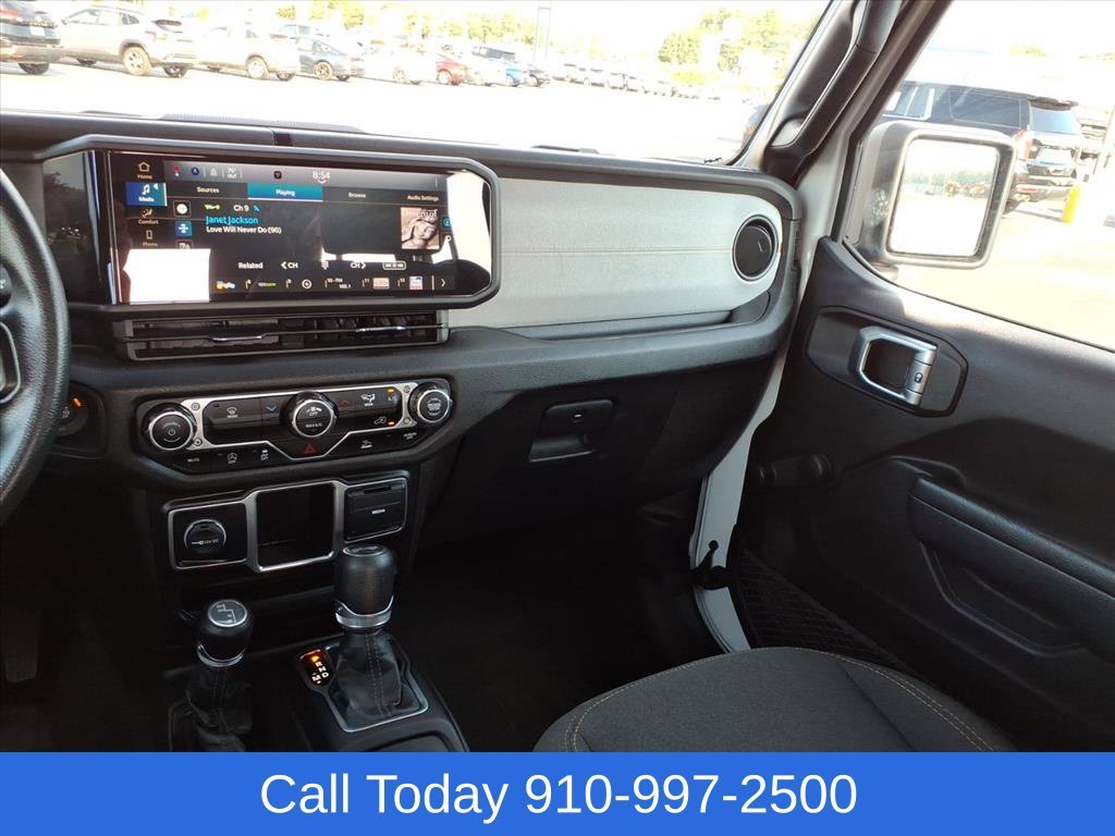 Used 2024 White Jeep 4-Door Sport 4x4 image 23