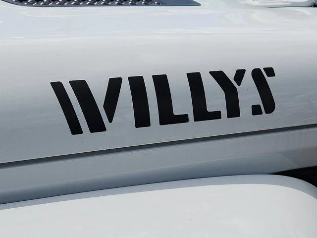 New 2026 Bright White Clear-Coat Exterior Paint Jeep Willys image 12