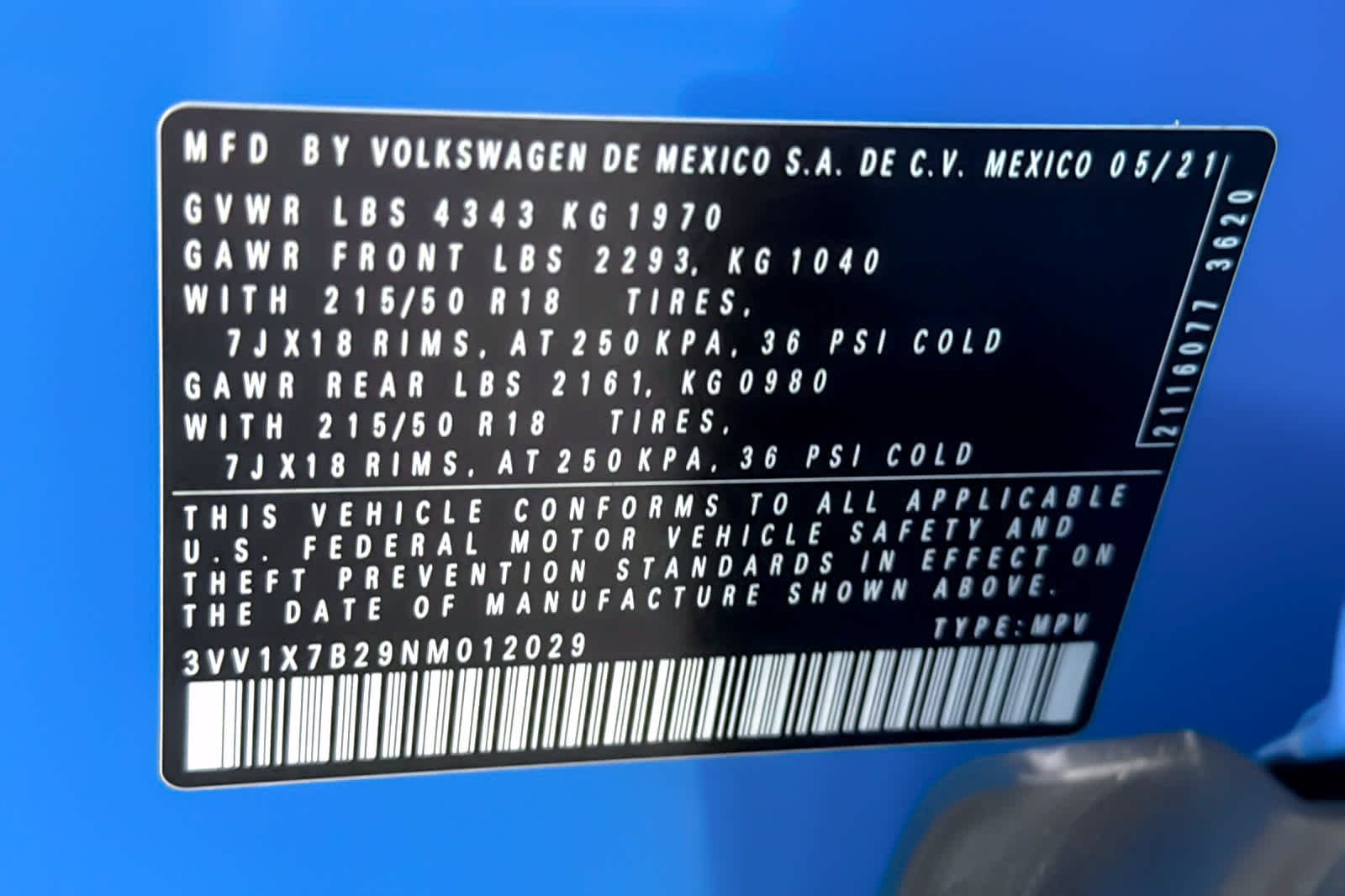 Used 2022 Cornflower Blue Volkswagen SEL image 29