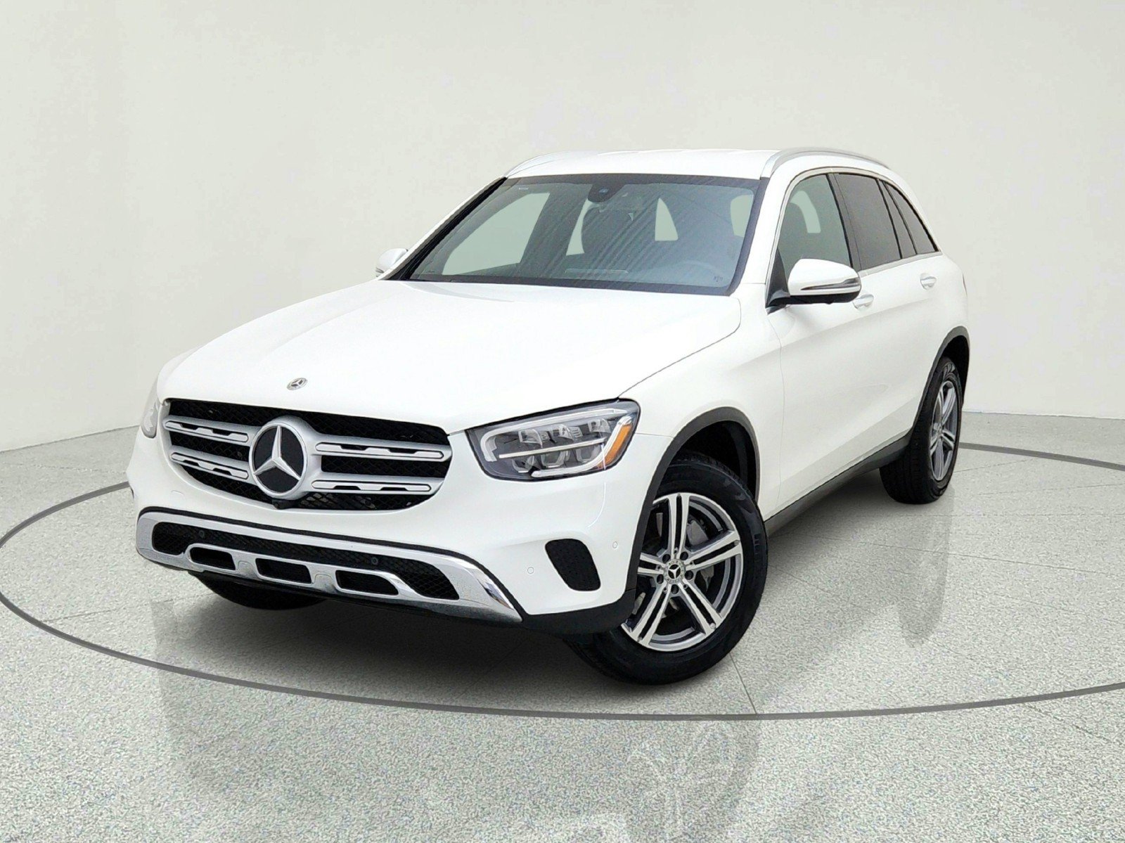 Certified Used 2021 Polar White Mercedes-Benz GLC 300 image 2