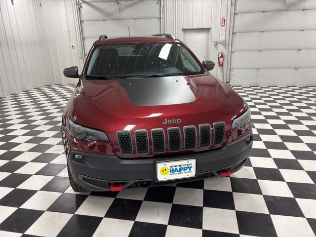 Used 2021 Jeep Cherokee Trailhawk with VIN 1C4PJMBX1MD110065 for sale in Rochester, Minnesota