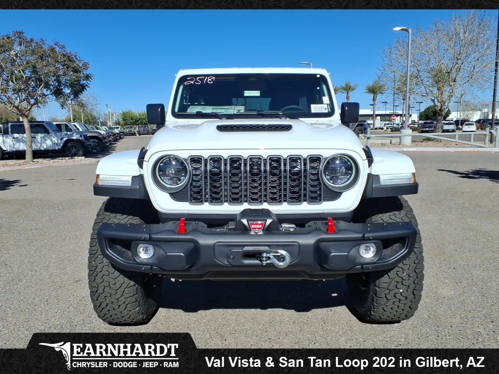 New 2026 Bright White Clear-Coat Exterior Paint Jeep Rubicon X image 2
