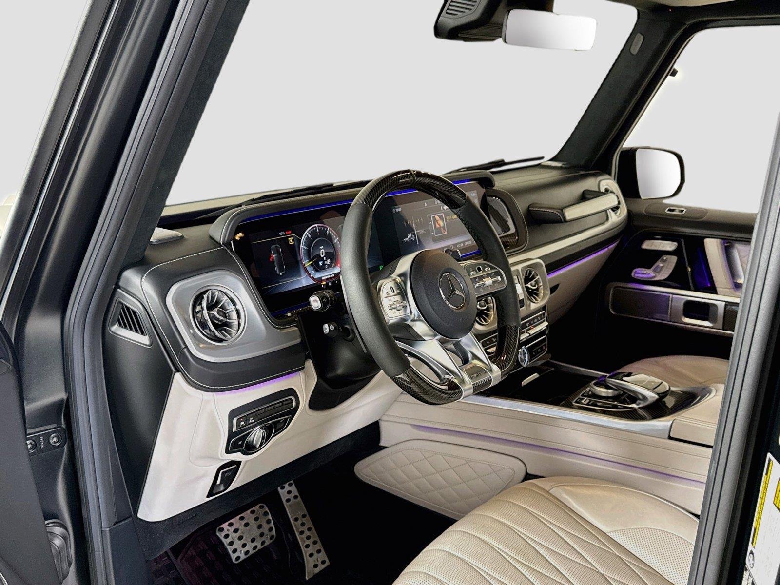 Used 2020 designo Night Black Magno Mercedes-Benz AMG® G 63 | Brabus Widebody | Factory Matte Black image 12