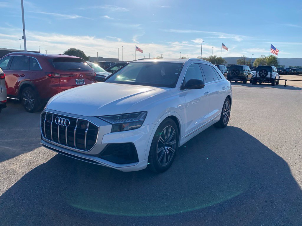 Used 2023 White Audi 4.0T Prestige image 1