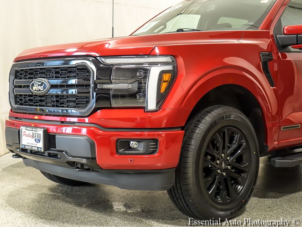 Certified Used 2025 Red Metallic Ford Lariat image 3