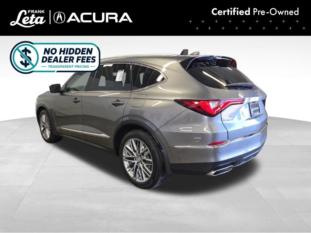 Certified Used 2023 Liquid Carbon Metallic Acura  image 3